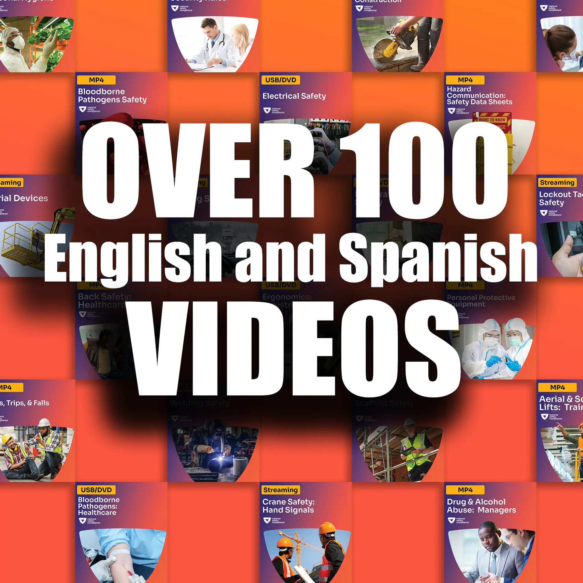 Over 100 English and Spanish Videos