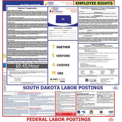 South Dakota and Federal Labor Law Poster