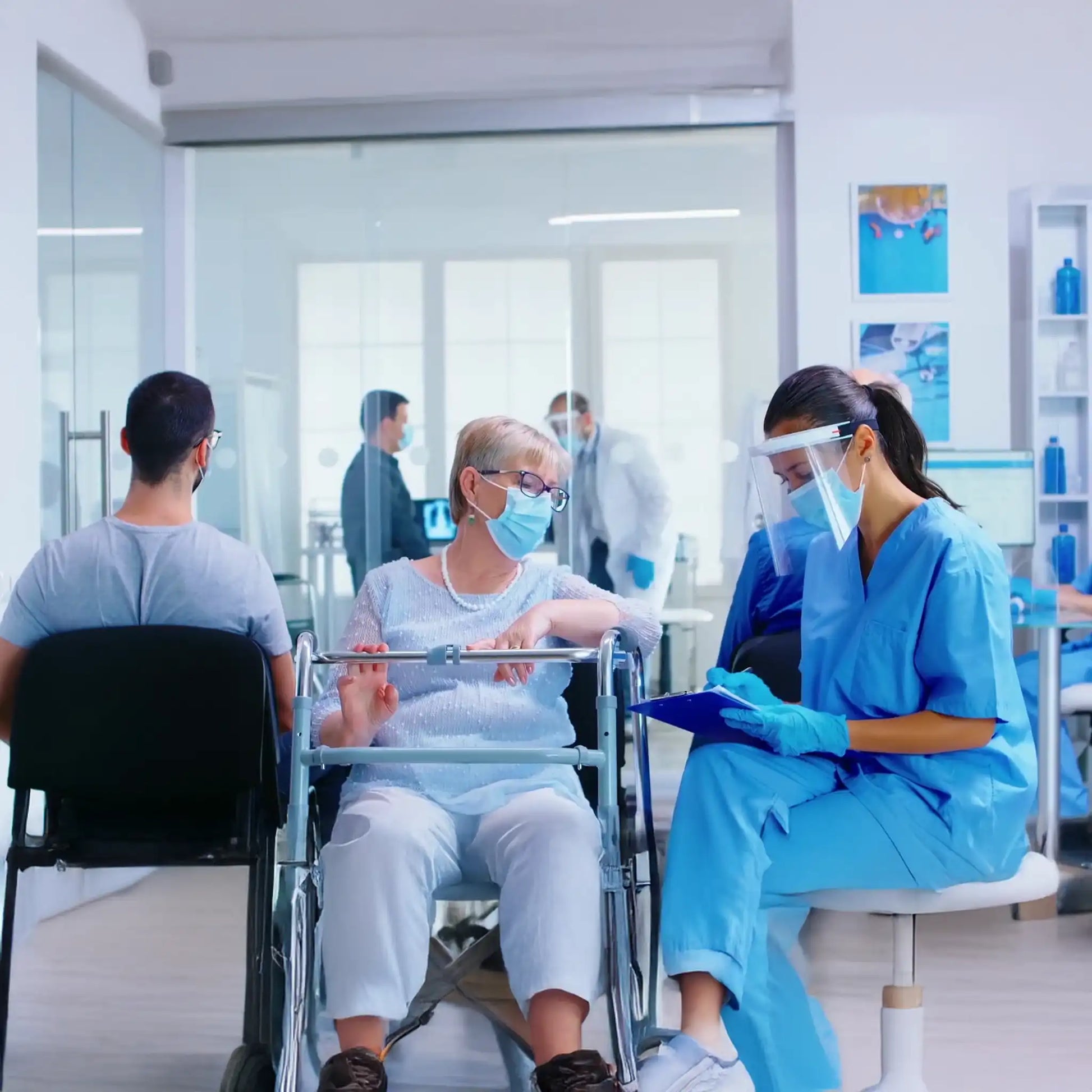 HIPPA Streaming Woman in Wheel Chair