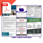 Iowa Labor Law Poster PDF Download