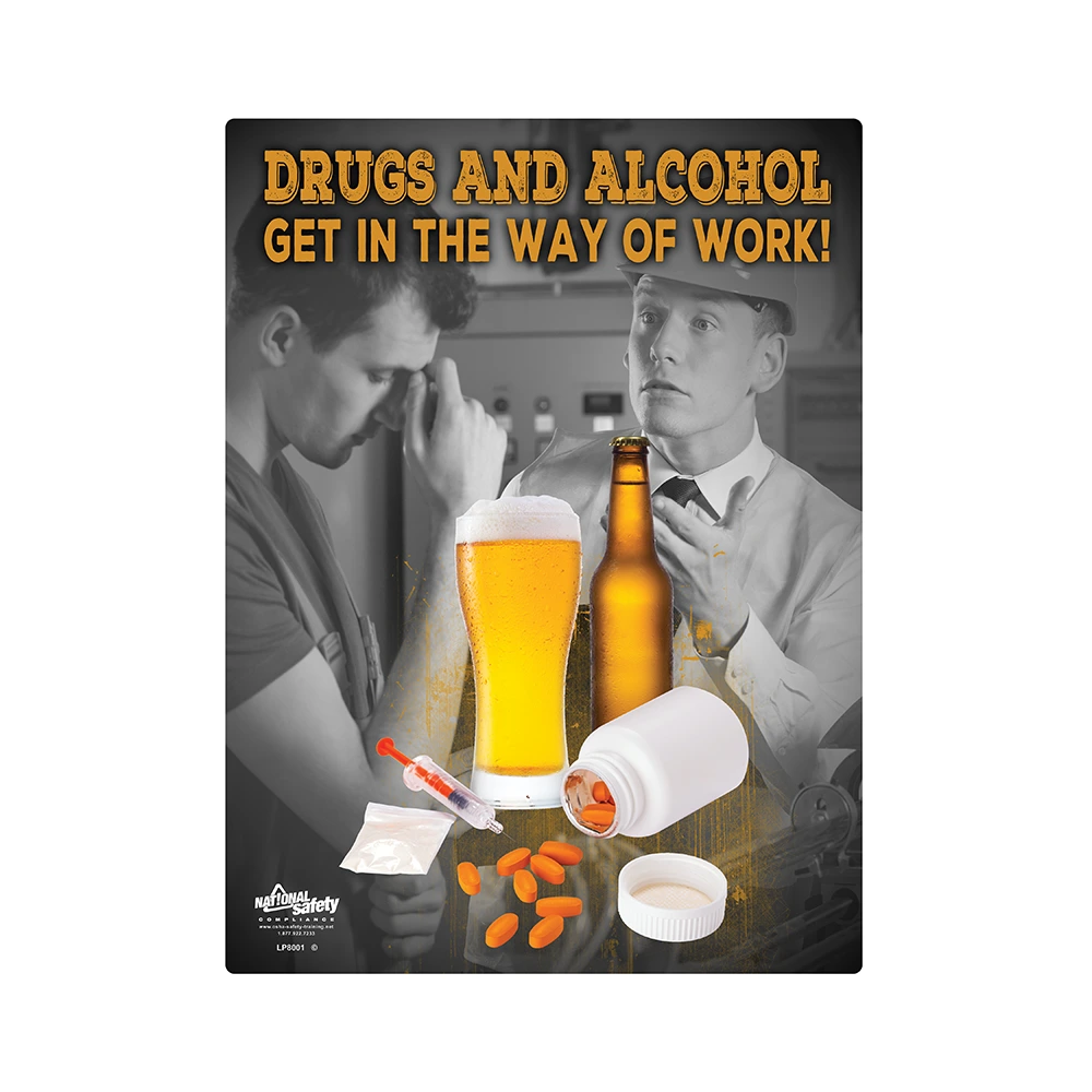 Drugs and Alcohol Abuse Safety Poster