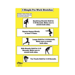 Pre-Work Stretches Safety Poster