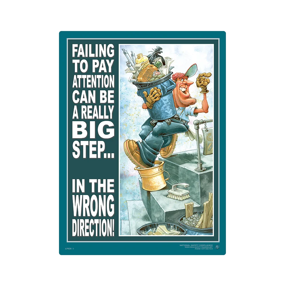 Pay Attention Safety Poster