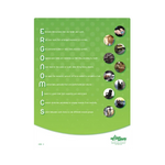 Ergonomics Acronym Safety Poster