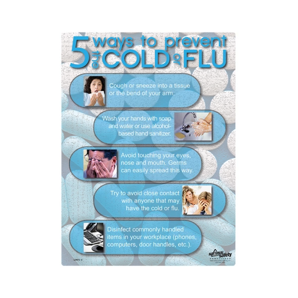 Prevent Cold and Flue Safety Poster