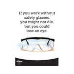 Safety Glasses Poster