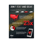 Dont Text and Drive Safety Poster