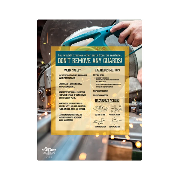 Don't Remove Guards Safety Posters