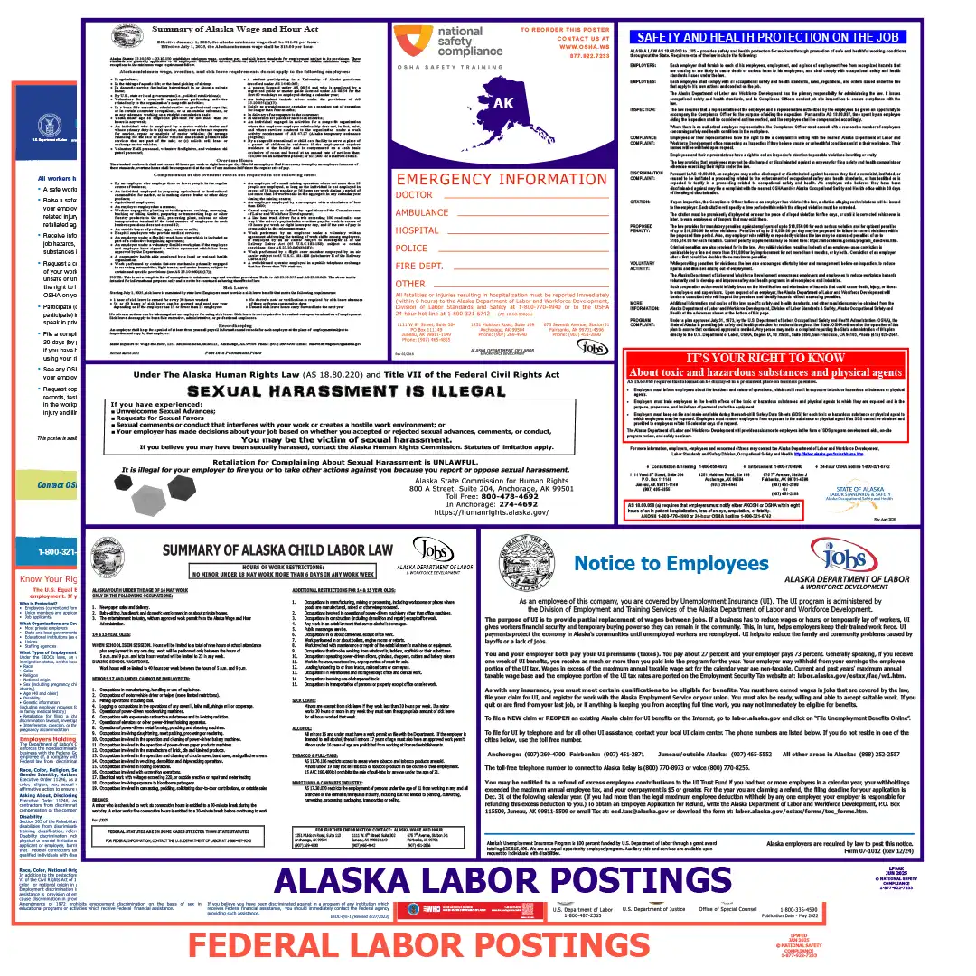 Alaska and Federal Labor Law Posters
