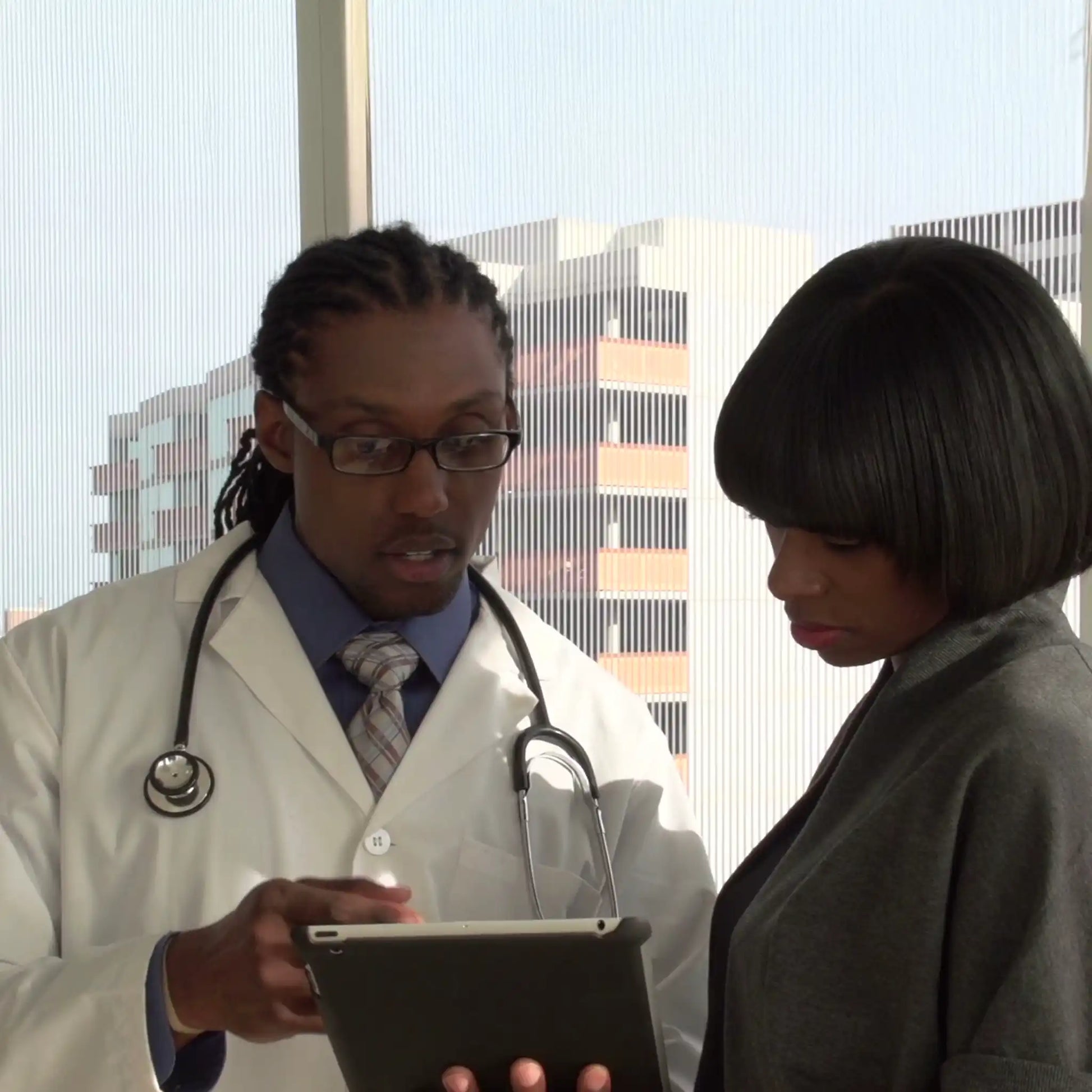 Bloodborne Pathogens Healthcare Streaming Doctor with Woman