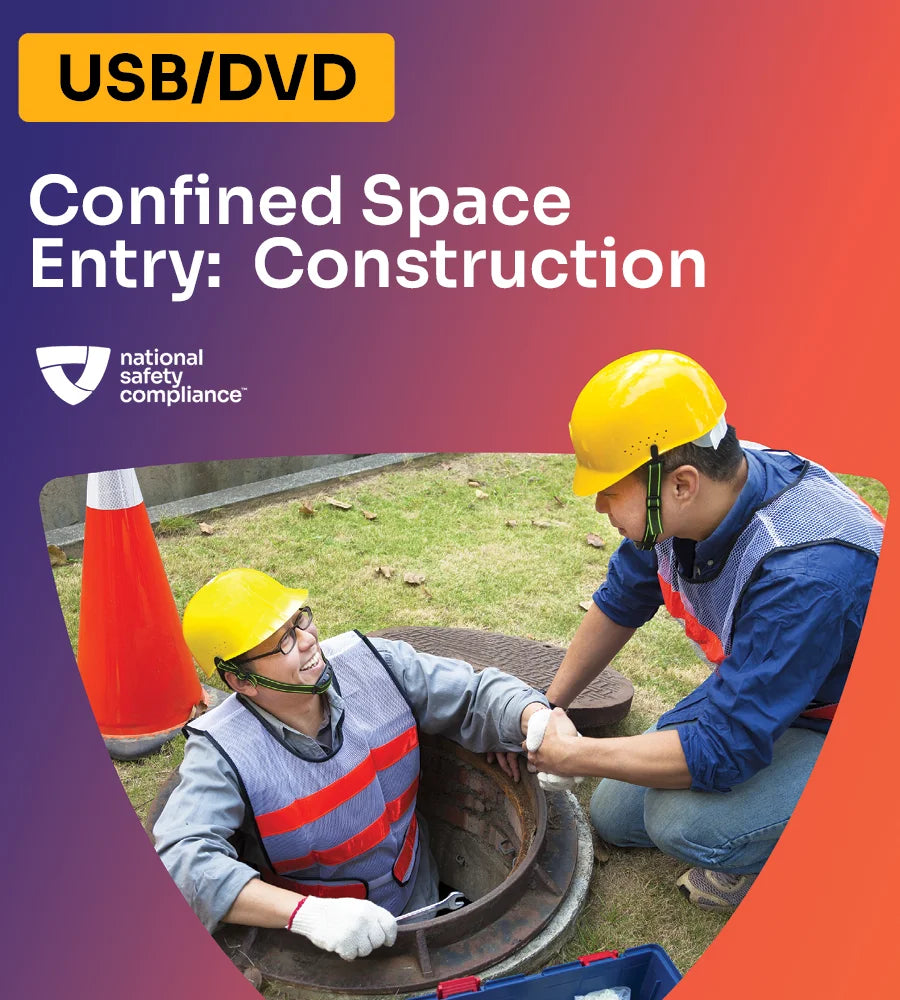 Confined Space Entry Construction USB/DVD