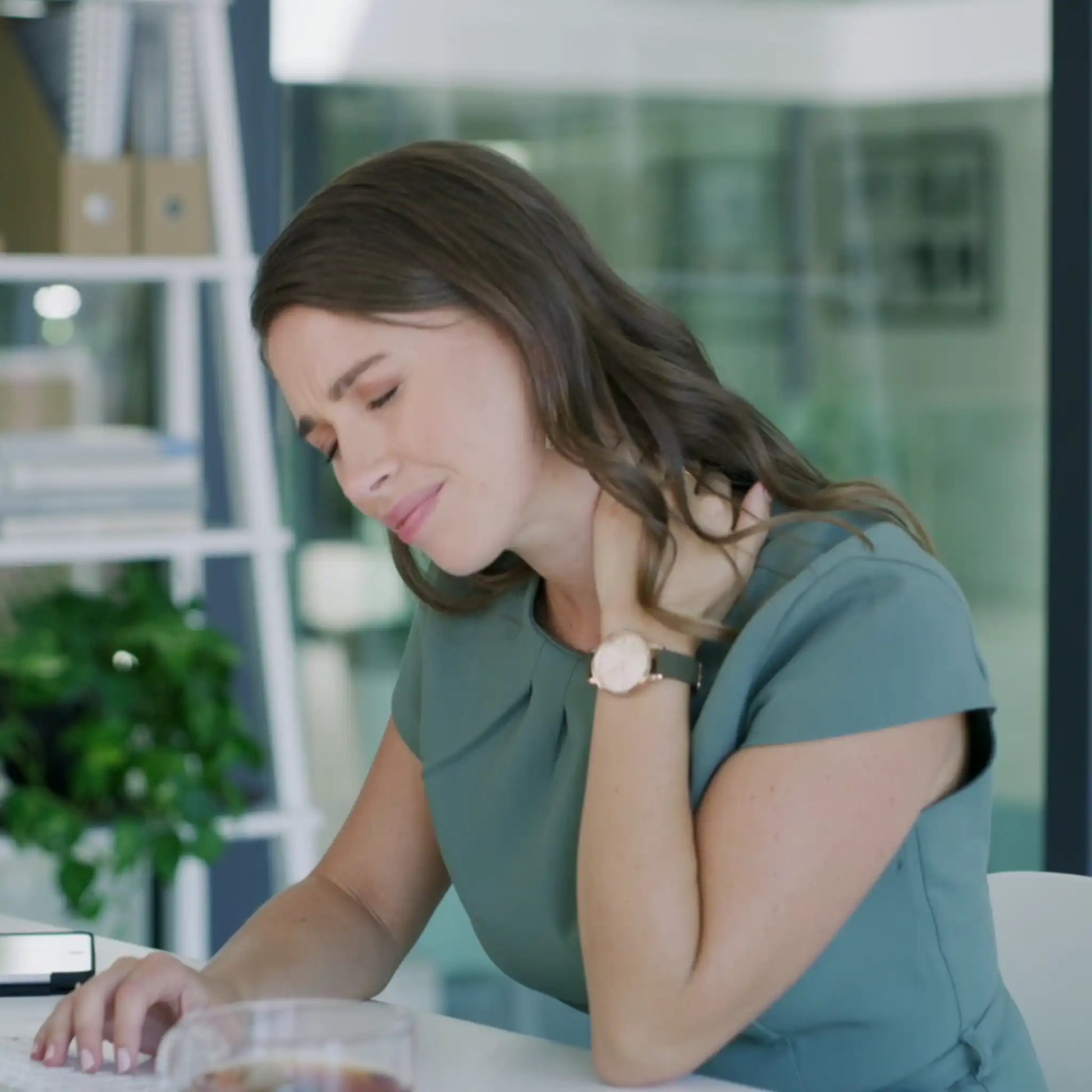 Ergonomics Office Streaming Woman in Pain