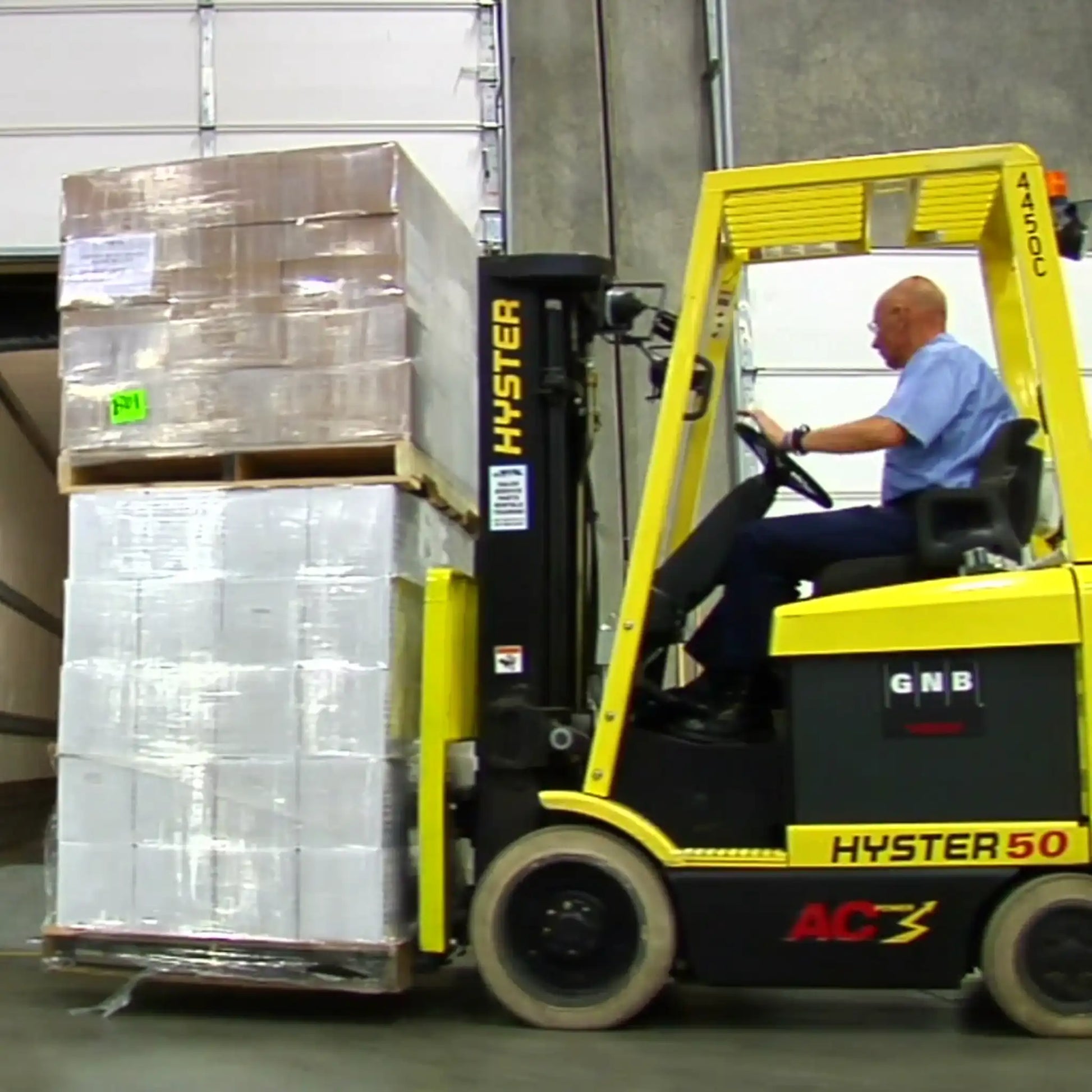 Forklift Safety Streaming Man in Forklift