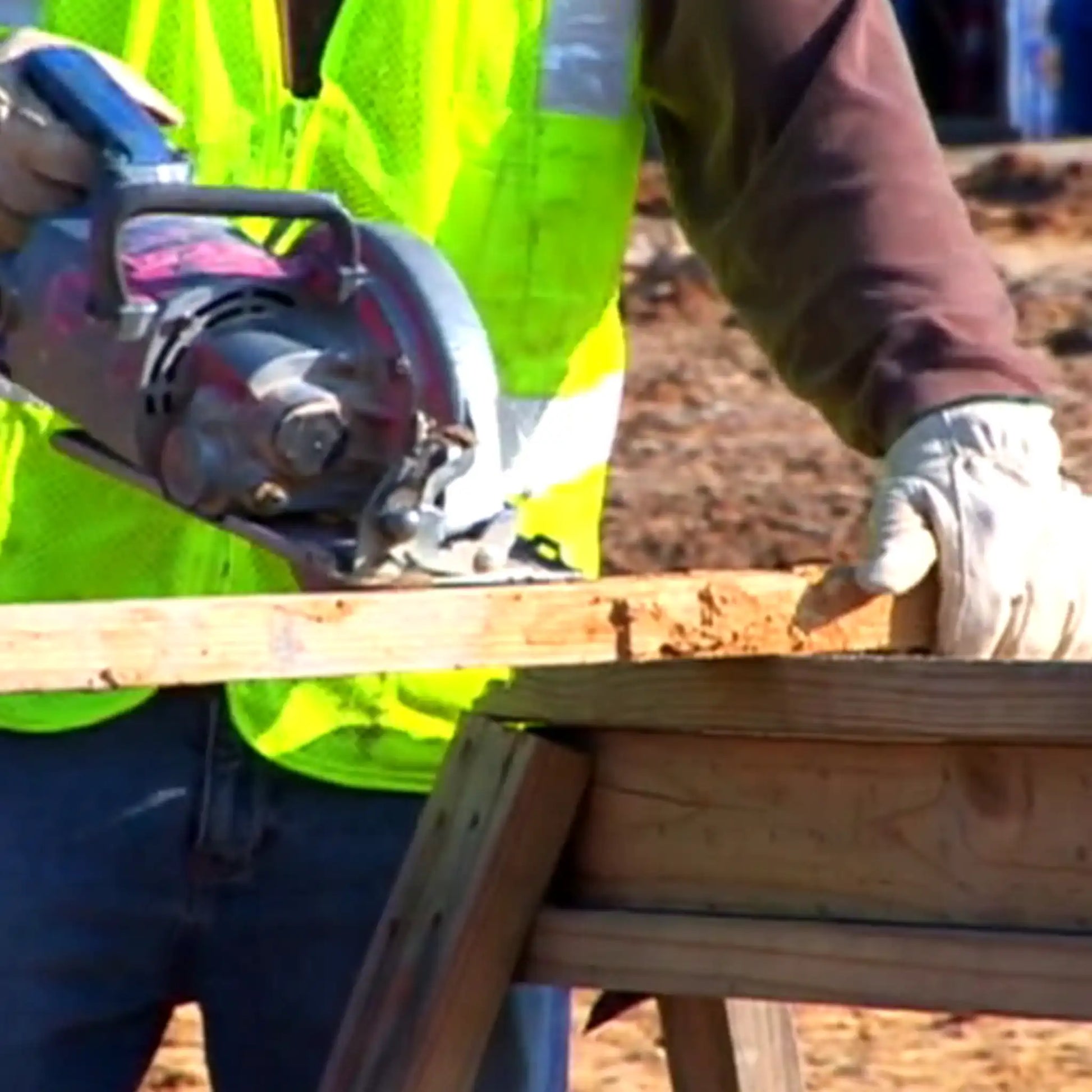 Hand & Power Tool Safety Man with Tool