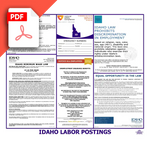 Idaho Labor Law Poster PDF Download