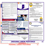 Indiana & Federal Labor Law Poster English