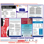 Kansas & Federal Labor Law Poster English