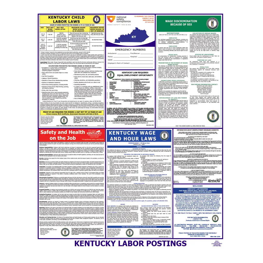 Kentucky Labor Law Poster