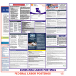Louisiana & Federal Labor Law Poster English