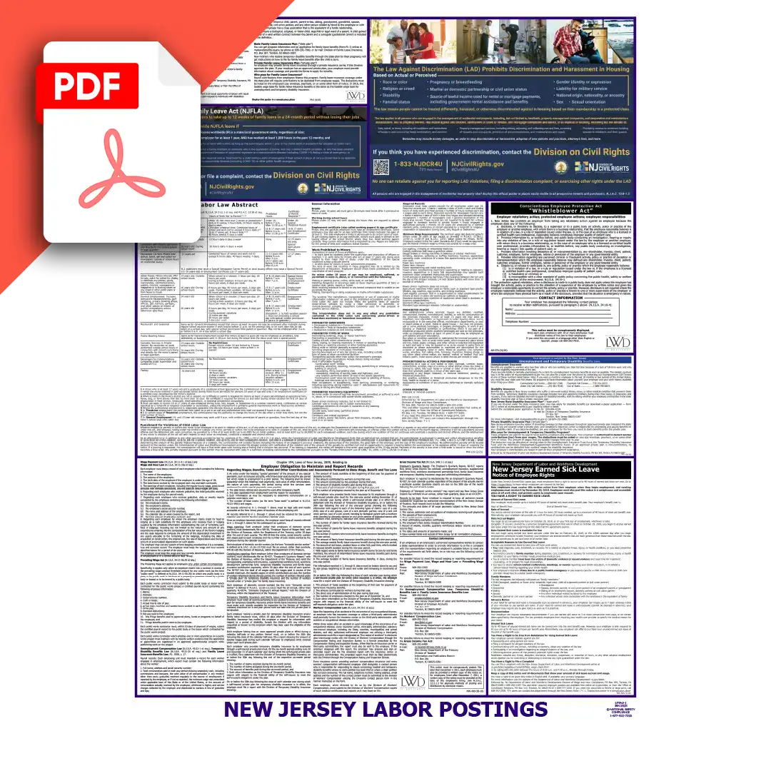 New Hampshire Labor Law Poster PDF Download