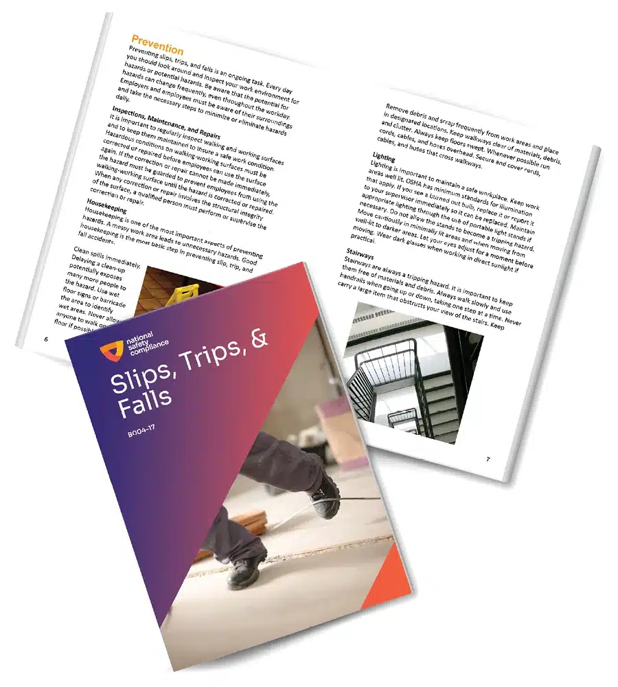 Slips, Trips, and Falls Safety Booklet