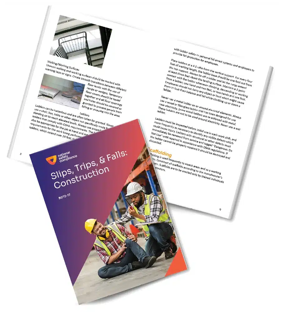 Slips, Trips, and Falls: Construction Safety Booklet