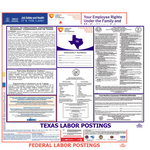 Texas & Federal Labor Law Posters English