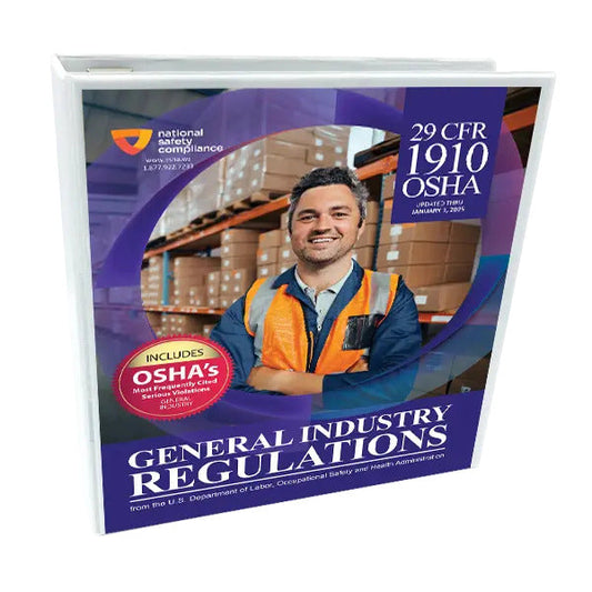 Image of NSC's OSHA 1910 General Industry Regulations Book
