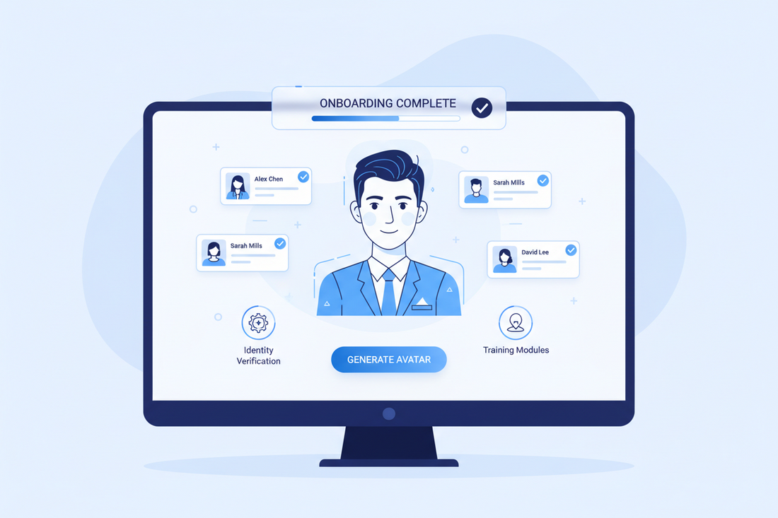 AI avatar generator for onboarding 