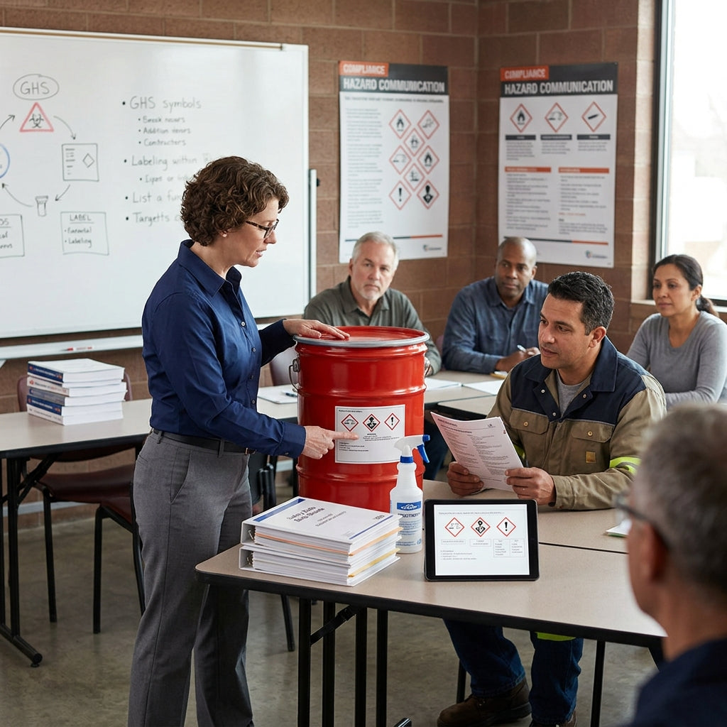 Hazard Communication training class.