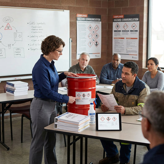 Hazard Communication training class.