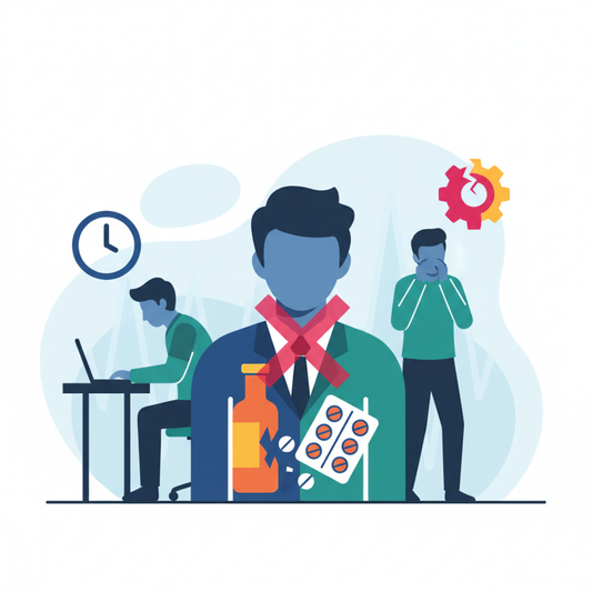 Illustration for Enhance Workplace Safety: Drug & Alcohol Abuse Awareness Posters for Compliance