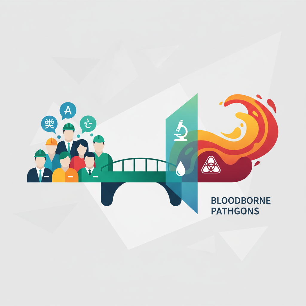 Illustration for Bridging Language Gaps: Essential Bloodborne Pathogens Training for Diverse Workforces