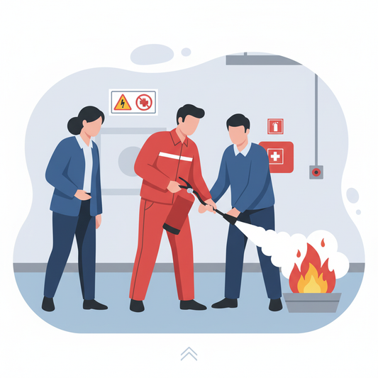 Illustration for Mastering Fire Extinguisher Use: A Vital Workplace Safety Guide