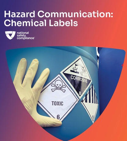 Hazcom Chemical Labels Safety Training | Video & Program (English & Spanish)