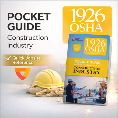 Construction Industry OSHA 1926 Pocket Guide (2022 ed)