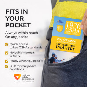Construction Industry OSHA 1926 Pocket Guide (2022 ed)
