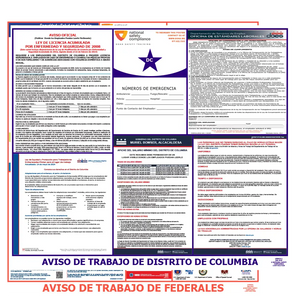 DC & Federal Labor Law Posters Spanish