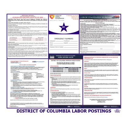 DC Labor Law Poster English