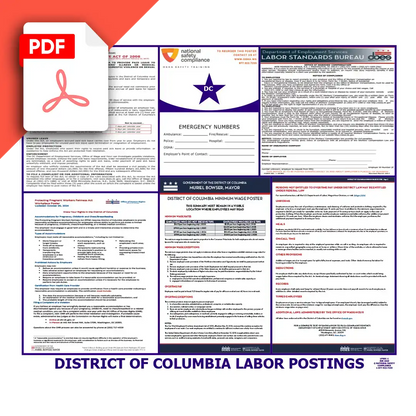 DC Labor Law Poster PDF Download