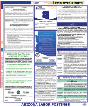 Arizona and Federal Labor Law poster