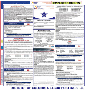 Disctrict of Columbia Labor Law Poster