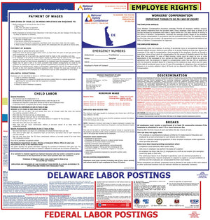 2025 Delaware State & Federal Labor Law Posters