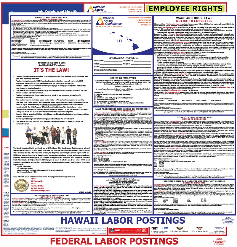 Hawaii and Labor Law Posters