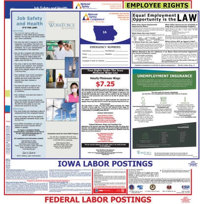 Iowa and Federal Labor Law Posters
