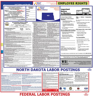 North Dakota and Federal Labor Law Poster