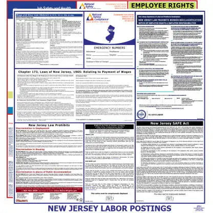 New Jersey and Federal Labor Law Poster