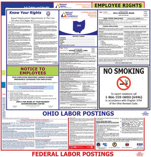 Ohio and Federal Labor Law Poster