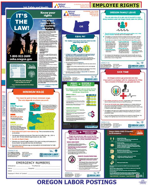 2025 Oregon State & Federal Labor Law Posters
