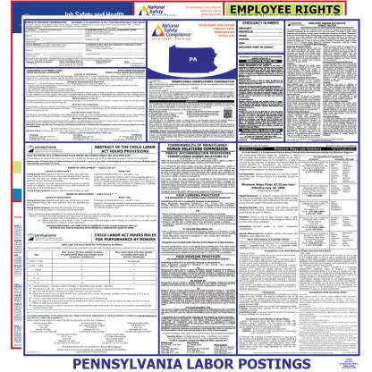 Pennsylvania and Federal Labor Law Poster
